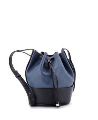 Small Balloon Bucket Bag Leather