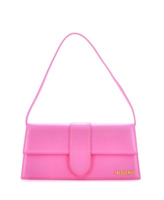 Long Le Bambino Flap Shoulder Bag Leather