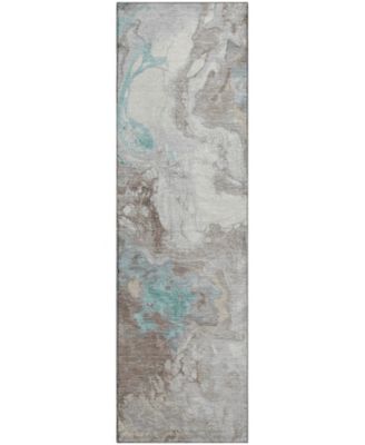 Mayfield Machine Washable AMF1841 2'3" x 7'6" Runner Area Rug