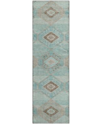 Mayfield Machine Washable AMF1857 2'3" x 7'6" Runner Area Rug