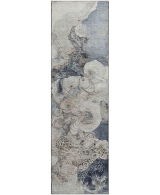 Mayfield Machine Washable AMF1860 2'3" x 7'6" Runner Area Rug