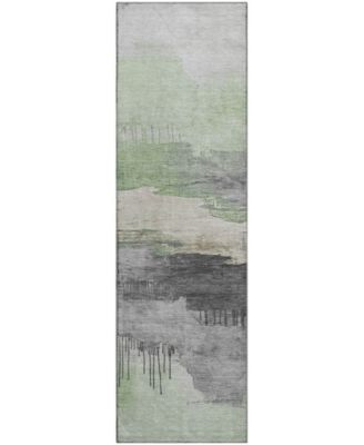 Mayfield Machine Washable AMF1880 2'3" x 7'6" Runner Area Rug