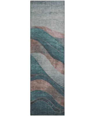 Mayfield Machine Washable AMF1892 2'3" x 7'6" Runner Area Rug