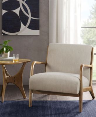 Novak 27"W Mid-Century Modern Accent Armchair