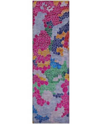 Mayfield Machine Washable AMF1906 2'3" x 7'6" Runner Area Rug