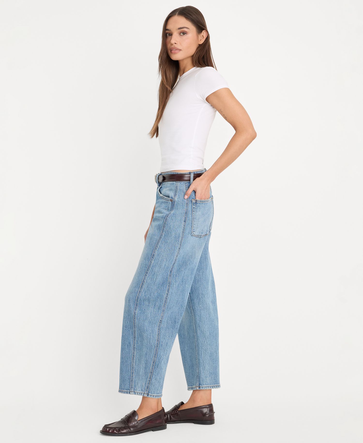 Women's Vintage High-Rise Barrel Jeans