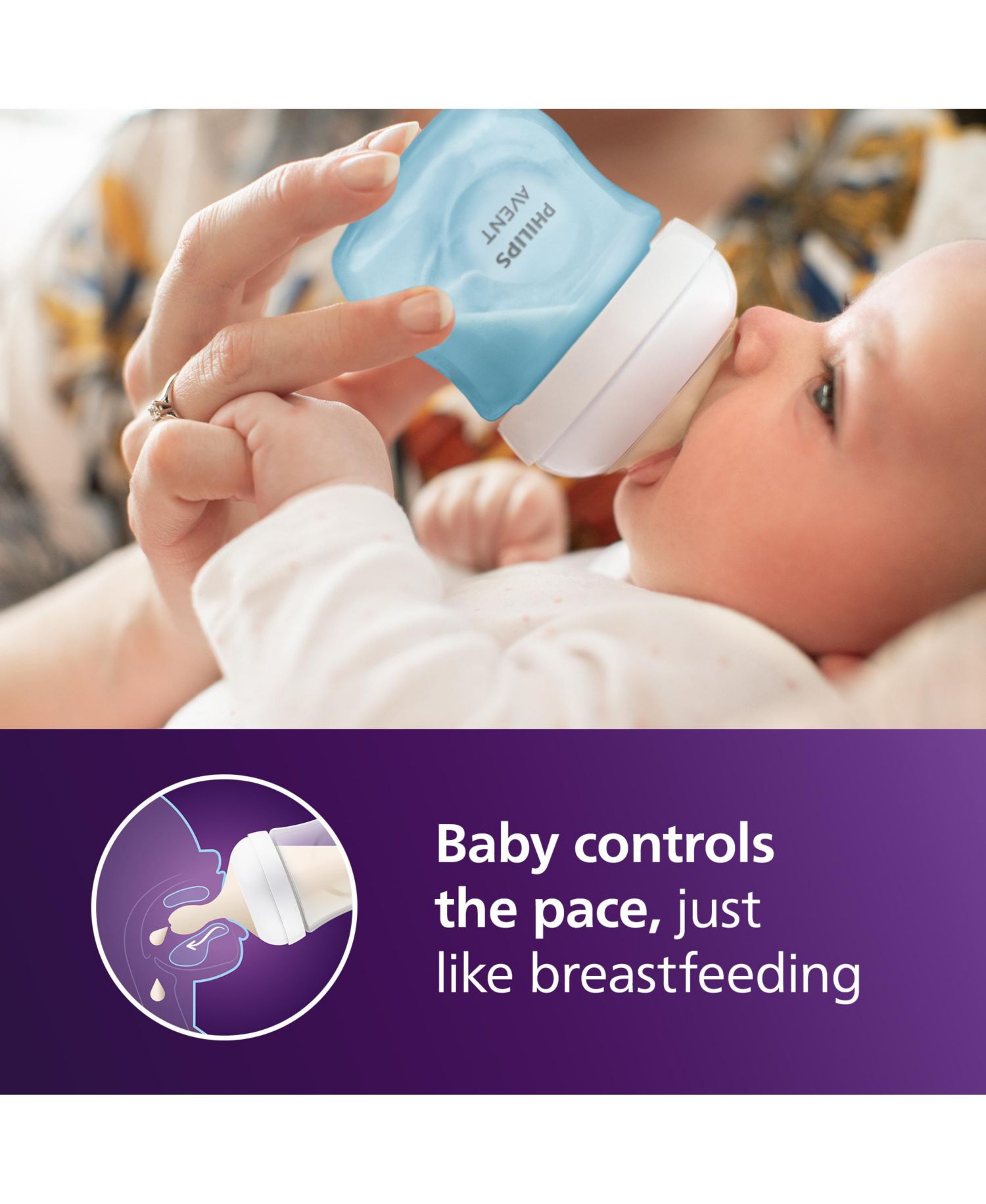 Philips Baby Bottles 3pk, 4oz.