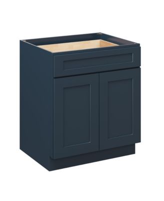30" Single Base Cabinet with Full Overlay HDF Door and Dovetail Drawer