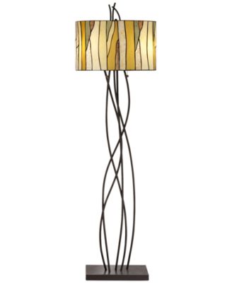 pacific coast oak vine floor lamp