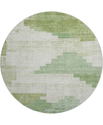 Mayfield Machine Washable AMF1829 8' x 8' Round Area Rug