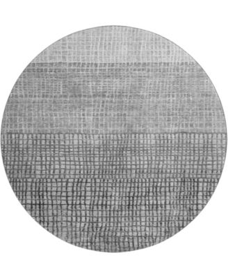 Mayfield Machine Washable AMF1831 8' x 8' Round Area Rug