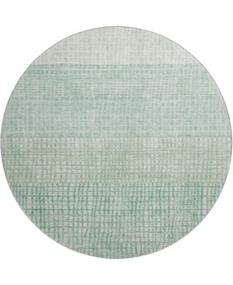 Mayfield Machine Washable AMF1831 8' x 8' Round Area Rug