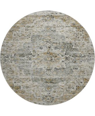 Mayfield Machine Washable AMF1832 8' x 8' Round Area Rug
