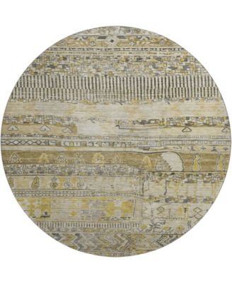 Mayfield Machine Washable AMF1835 8' x 8' Round Area Rug