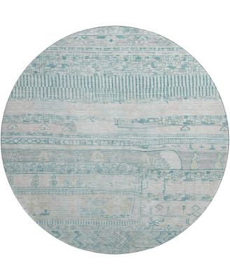 Mayfield Machine Washable AMF1835 8' x 8' Round Area Rug