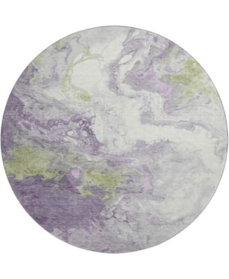 Mayfield Machine Washable AMF1841 8' x 8' Round Area Rug