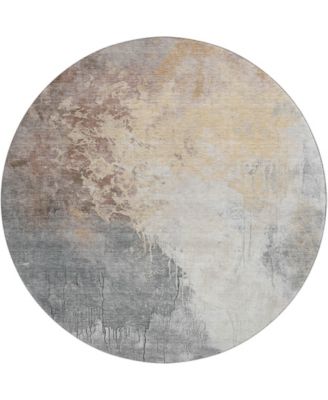 Mayfield Machine Washable AMF1842 8' x 8' Round Area Rug