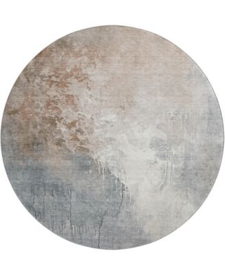 Mayfield Machine Washable AMF1842 8' x 8' Round Area Rug