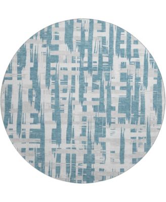 Mayfield Machine Washable AMF1849 8' x 8' Round Area Rug