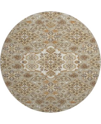 Mayfield Machine Washable AMF1853 8' x 8' Round Area Rug