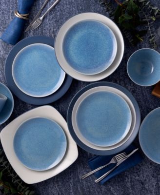 Colorwave Kiln Azure Coupe Dinner Plates, Set of 4