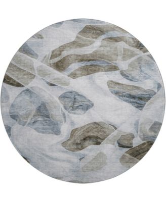 Mayfield Machine Washable AMF1863 8' x 8' Round Area Rug