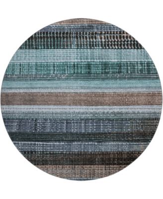Mayfield Machine Washable AMF1873 8' x 8' Round Area Rug