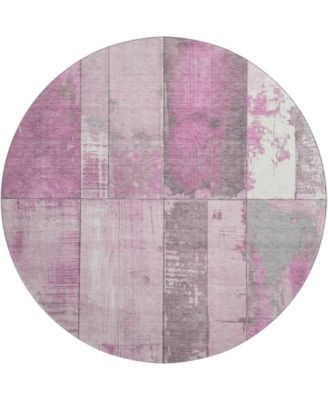 Mayfield Machine Washable AMF1877 8' x 8' Round Area Rug