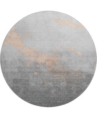 Mayfield Machine Washable AMF1881 8' x 8' Round Area Rug