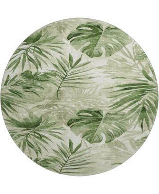 Mayfield Machine Washable AMF1886 8' x 8' Round Area Rug