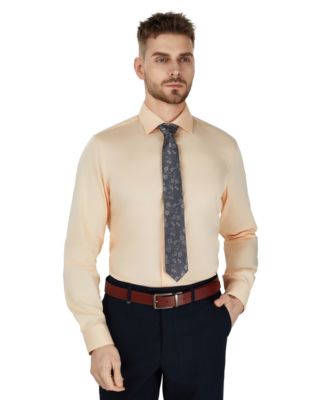Men's Sateen Slim-Fit Dress Shirt