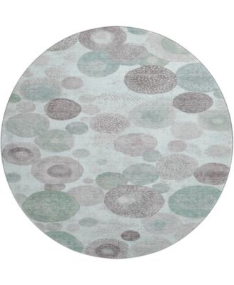 Mayfield Machine Washable AMF1896 8' x 8' Round Area Rug
