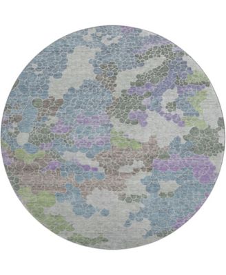 Mayfield Machine Washable AMF1906 8' x 8' Round Area Rug