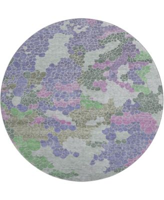 Mayfield Machine Washable AMF1906 8' x 8' Round Area Rug