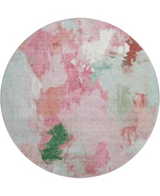 Mayfield Machine Washable AMF1914 8' x 8' Round Area Rug