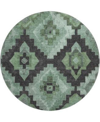 Mayfield Machine Washable AMF1894 8' x 8' Round Area Rug