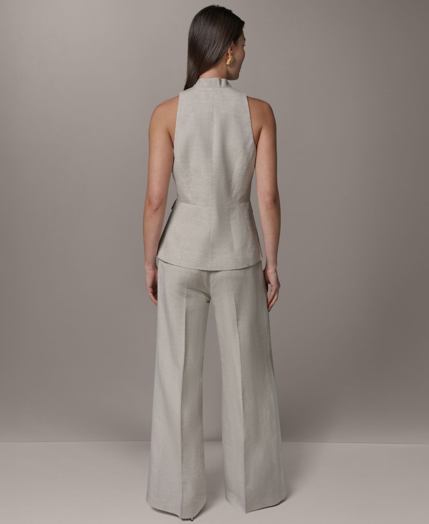 Women's Collarless Vest