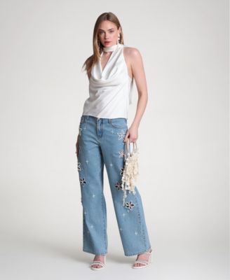 Women's Long-Tie Halter Top