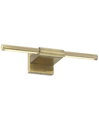 Anthony 17" High Modern Picture Wall Lamp Light Fixture Mount Living Room Indoor LED Antique Brass