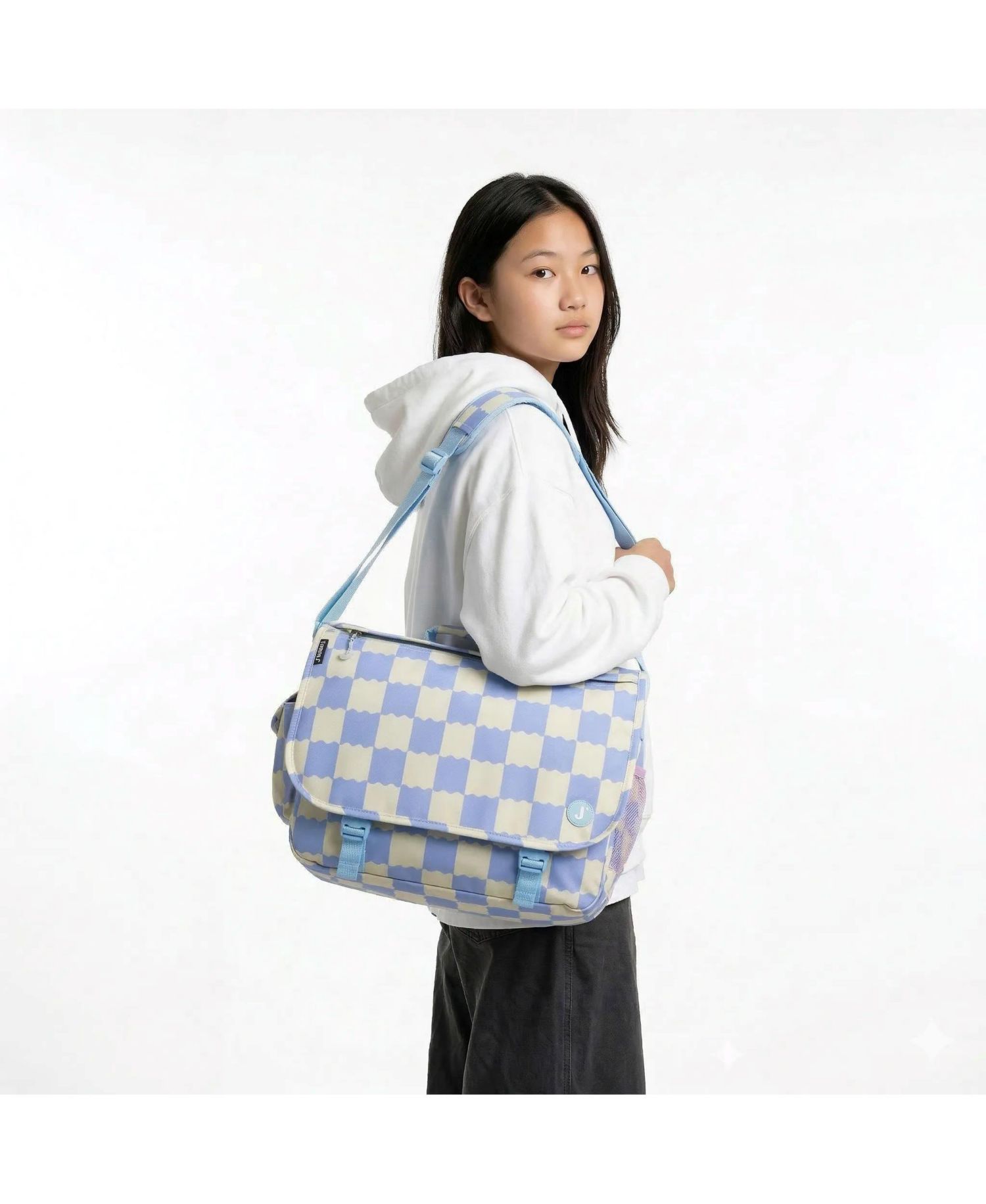 Unisex Thomas 16" Messenger Bag With Laptop Sleeve for School and Travel