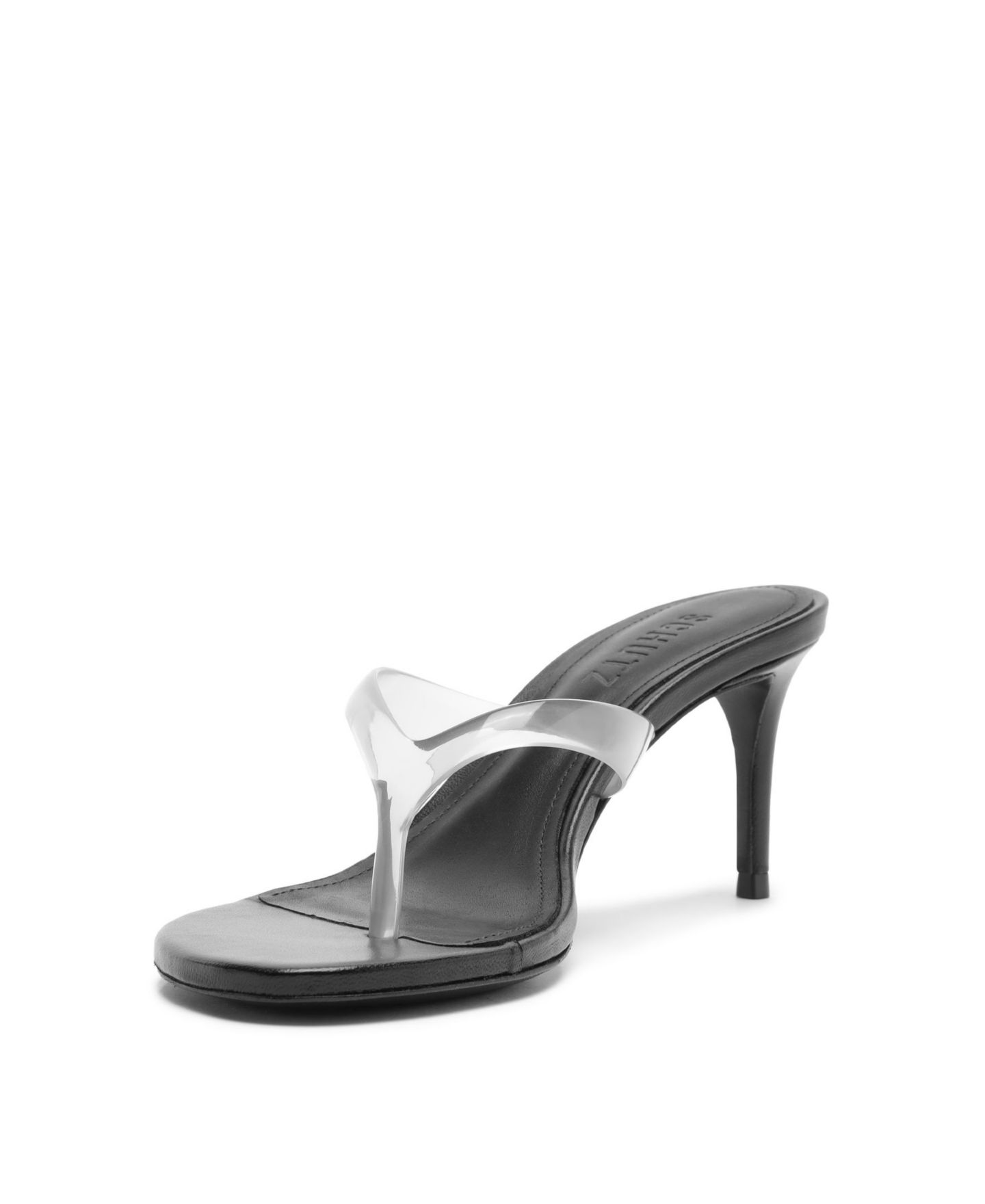 Женские сандалии Schutz Roslyn Slip-On Dress Sandals, цвет: Чёрный — фото 4