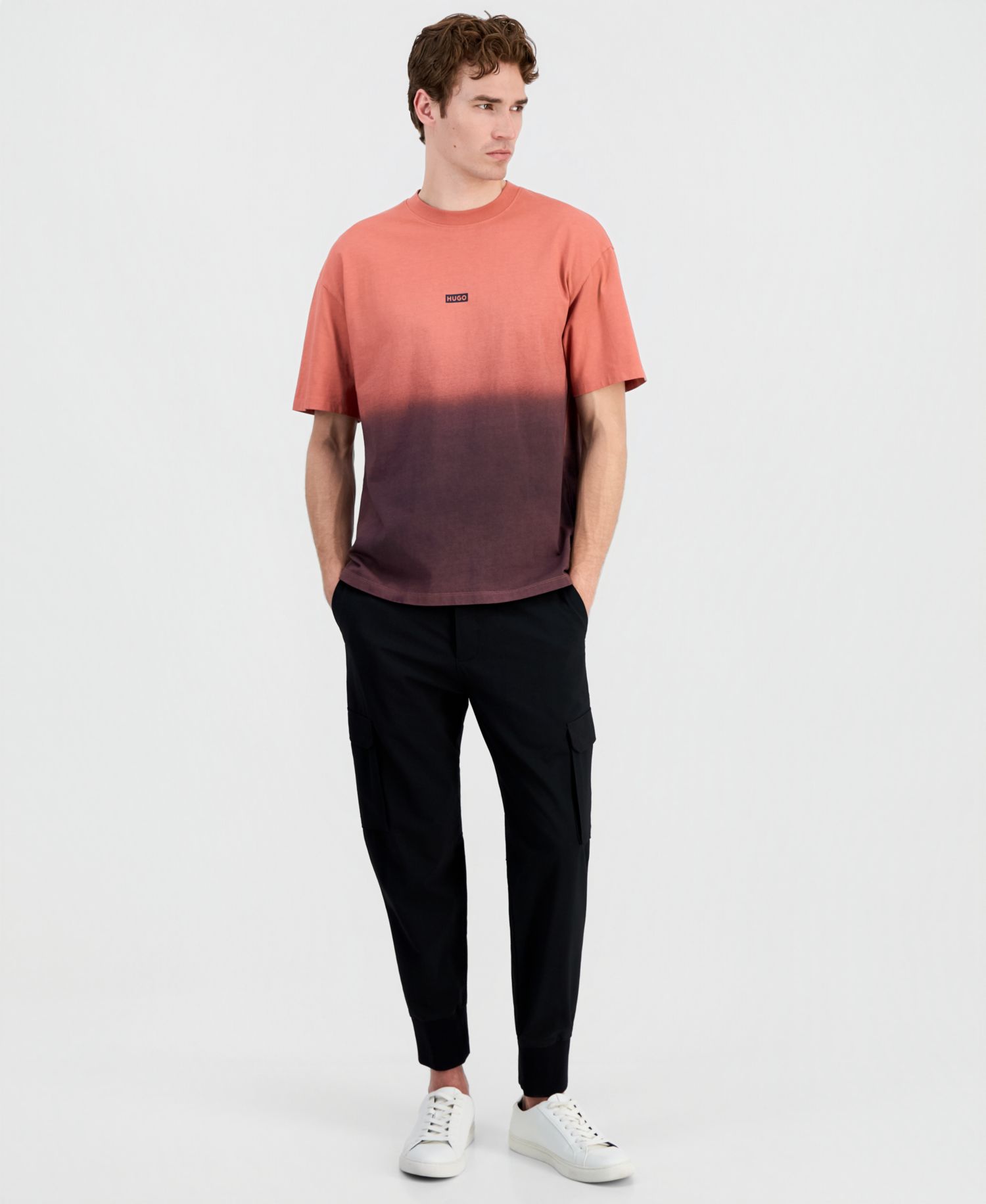 Men's Nalono Front & Back Print T-Shirt