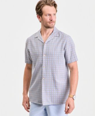 Men's Textured Yard Short-Sleeve Shirt