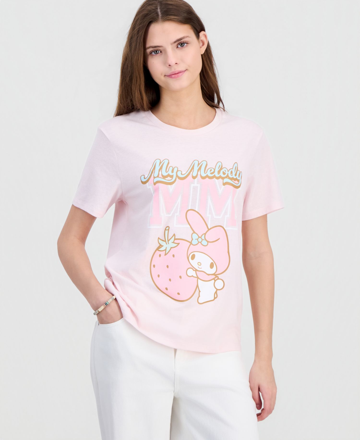 Juniors' My Melody Varsity Crewneck Tee