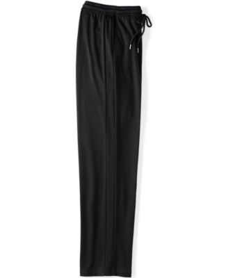 Women's Sport Knit High Rise Pull On Relaxed Straight Leg Pants
