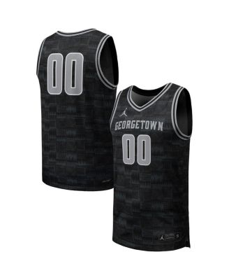 Men's 00 Black Georgetown Hoyas Replica Basketball Jersey