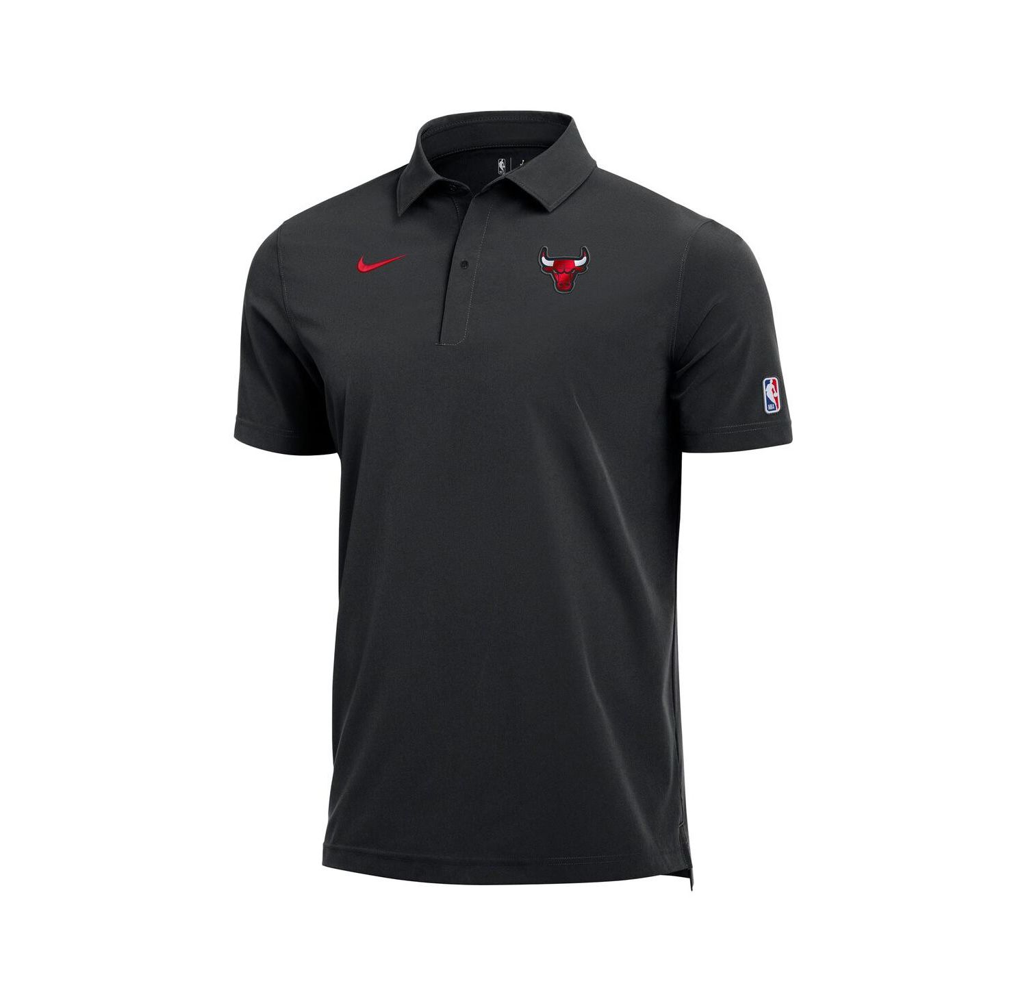 Men's Black Chicago Bulls 2025/26 Authentic Dri-FIT Coaches Polo Shirt