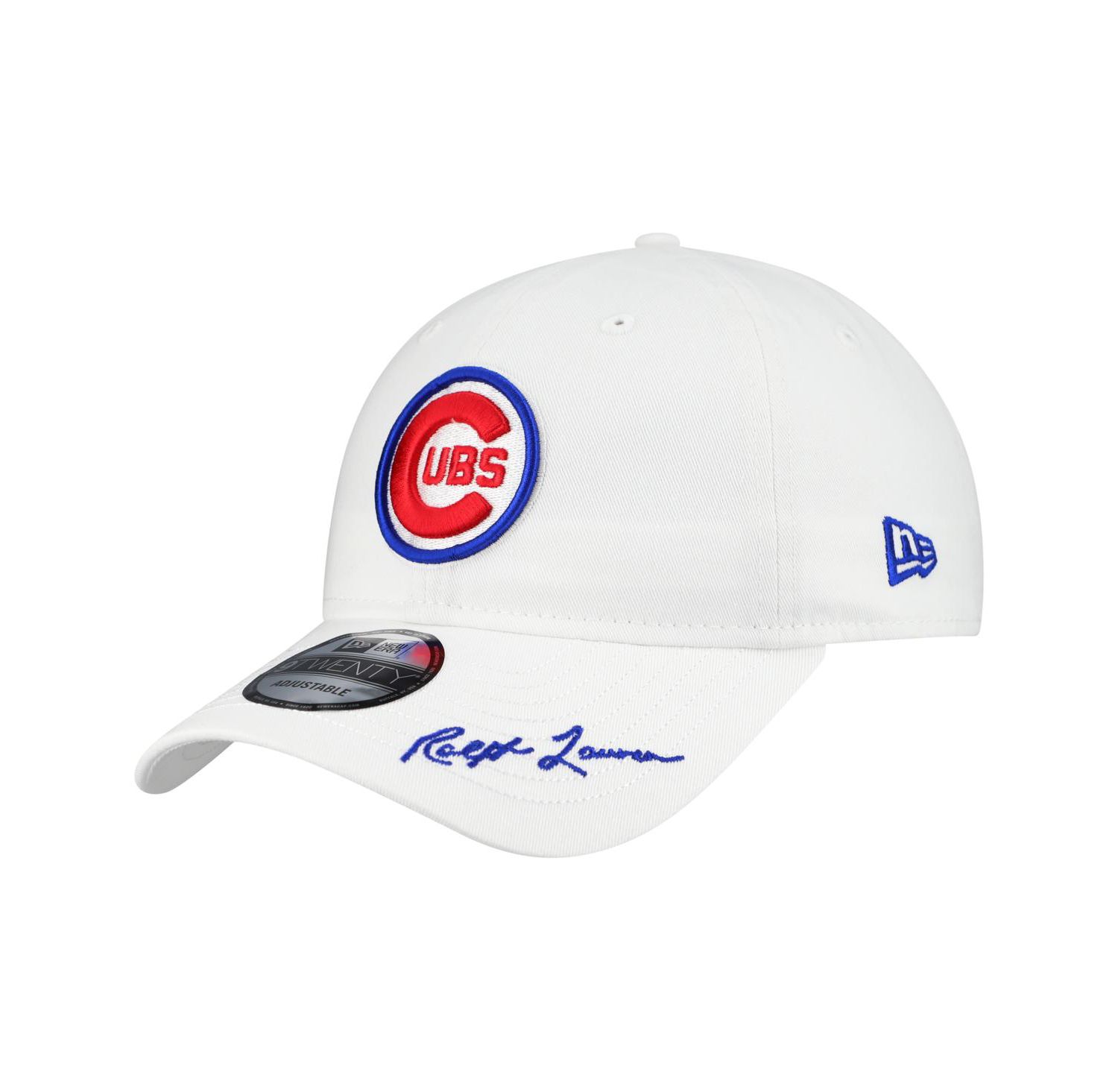 Men's Ralph Lauren x MLB White Chicago Cubs 9TWENTY Adjustable Hat