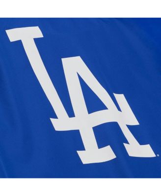 Men's Royal Los Angeles Dodgers Full-Snap Hooded Coaches Jacket