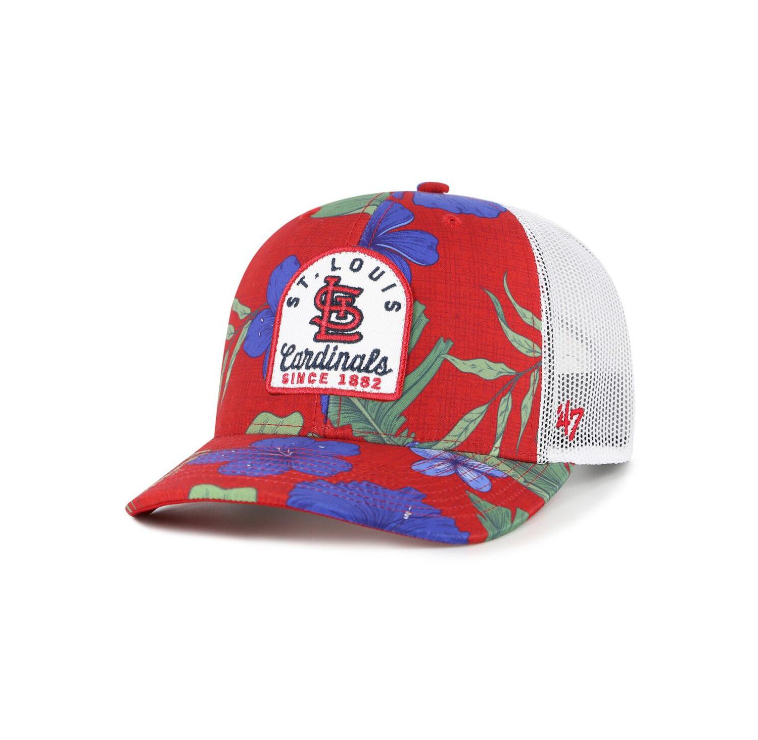 Men's Red St. Louis Cardinals Tei Beachside Adjustable Trucker Hat
